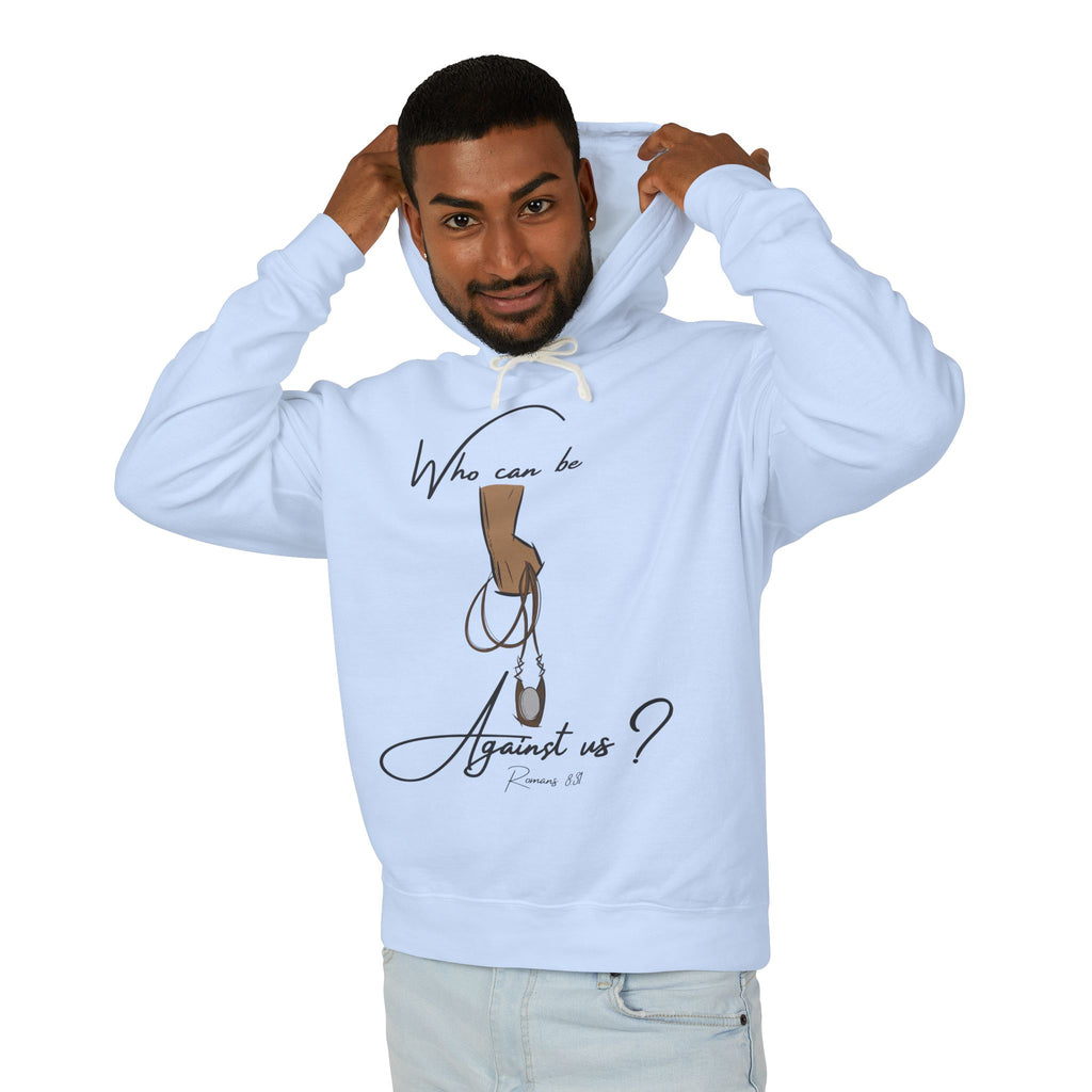 "Against Us" Unisex Lightweight Hooded Sweatshirt