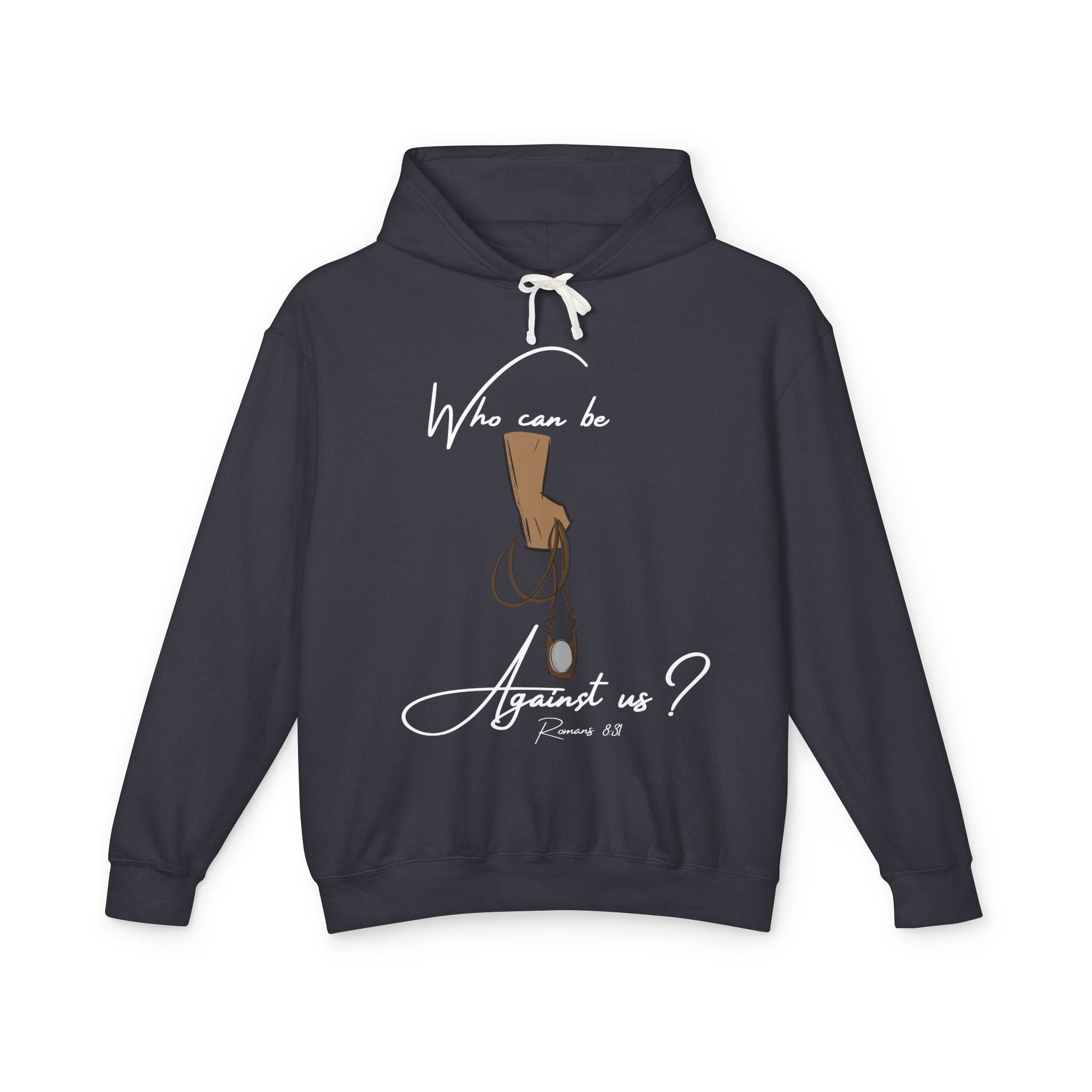 "Against Us" Unisex Lightweight Hooded Sweatshirt