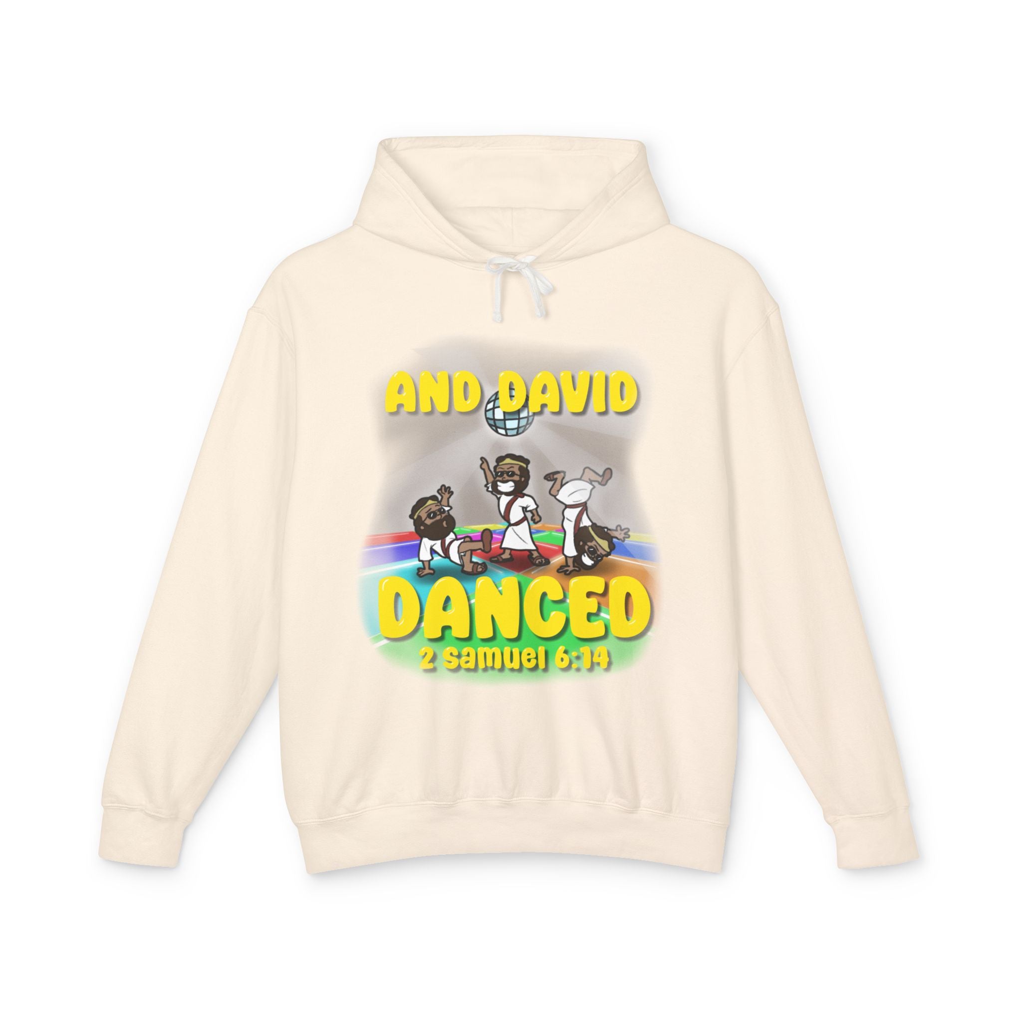 "David Danced" Unisex Lightweight Hooded Sweatshirt