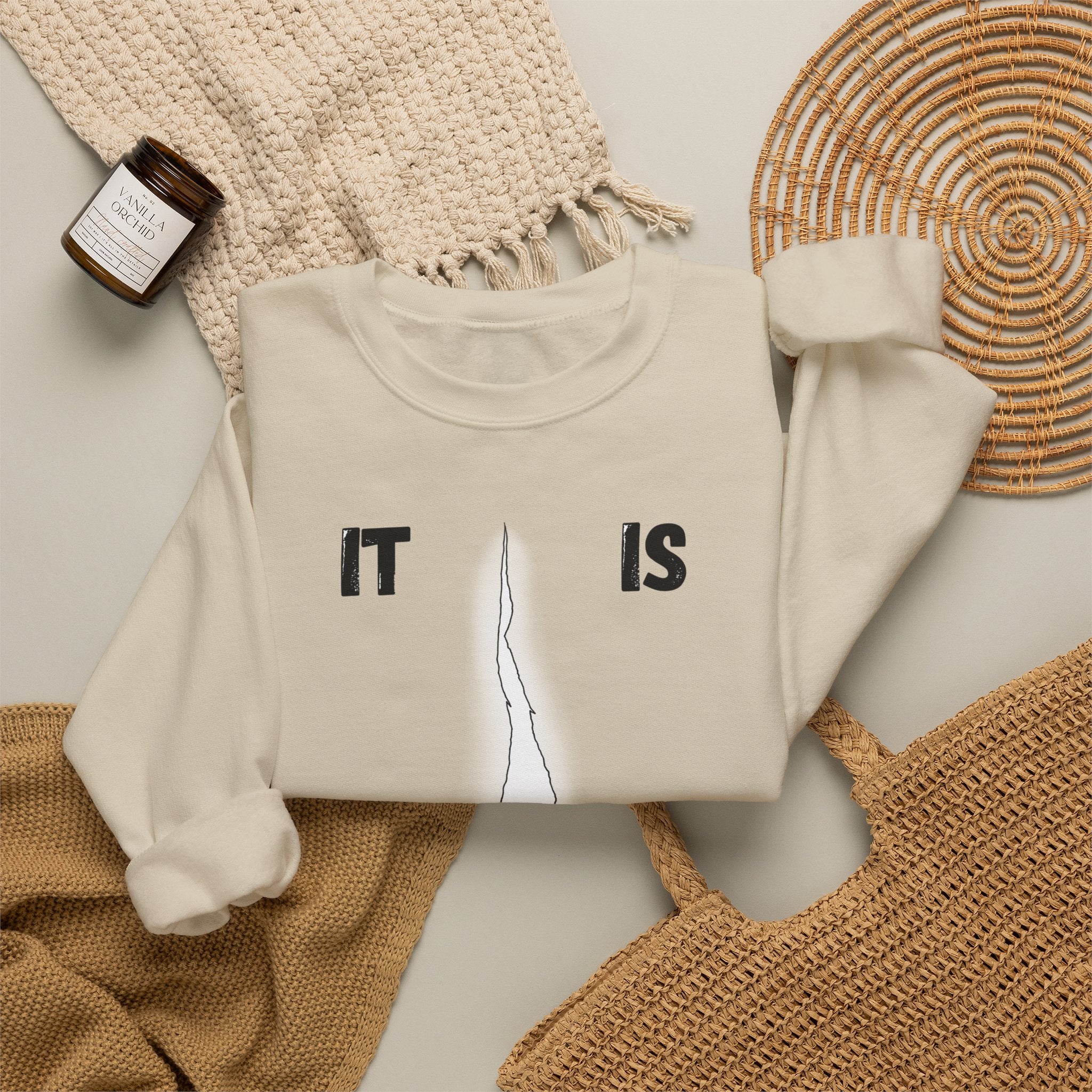 "It Is Finished" Unisex Heavy Blend™ Crewneck Sweatshirt