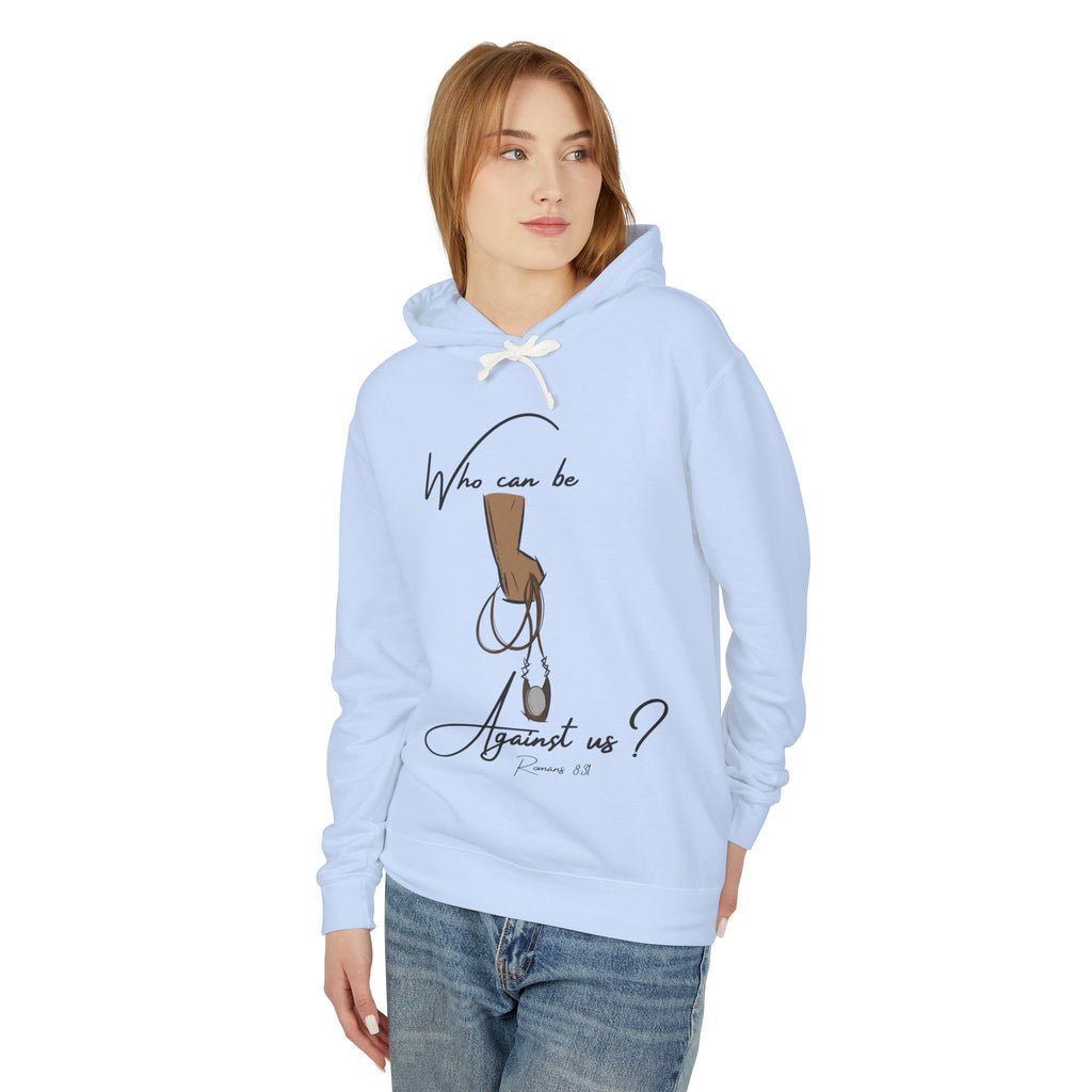 "Against Us" Unisex Lightweight Hooded Sweatshirt