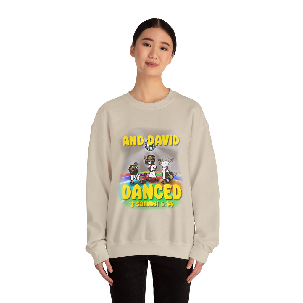 "David Danced"Unisex Heavy Blend™ Crewneck Sweatshirt