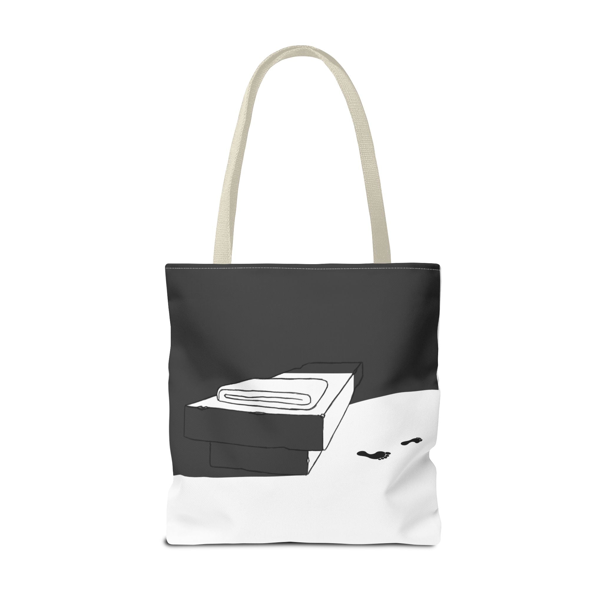 "He Is Not Here" Tote Bag (AOP)