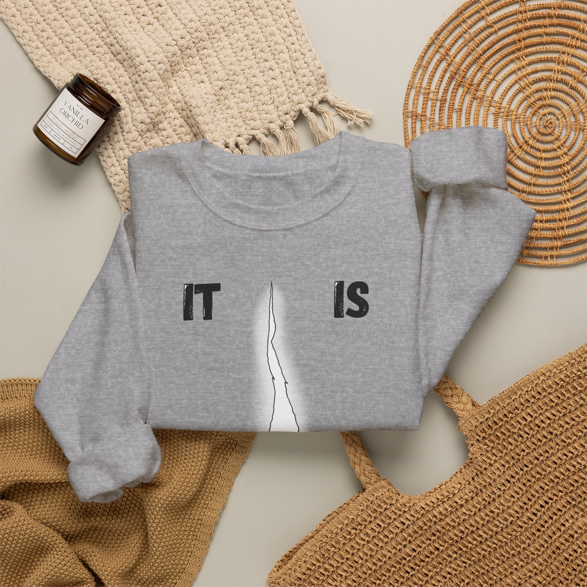 "It Is Finished" Unisex Heavy Blend™ Crewneck Sweatshirt