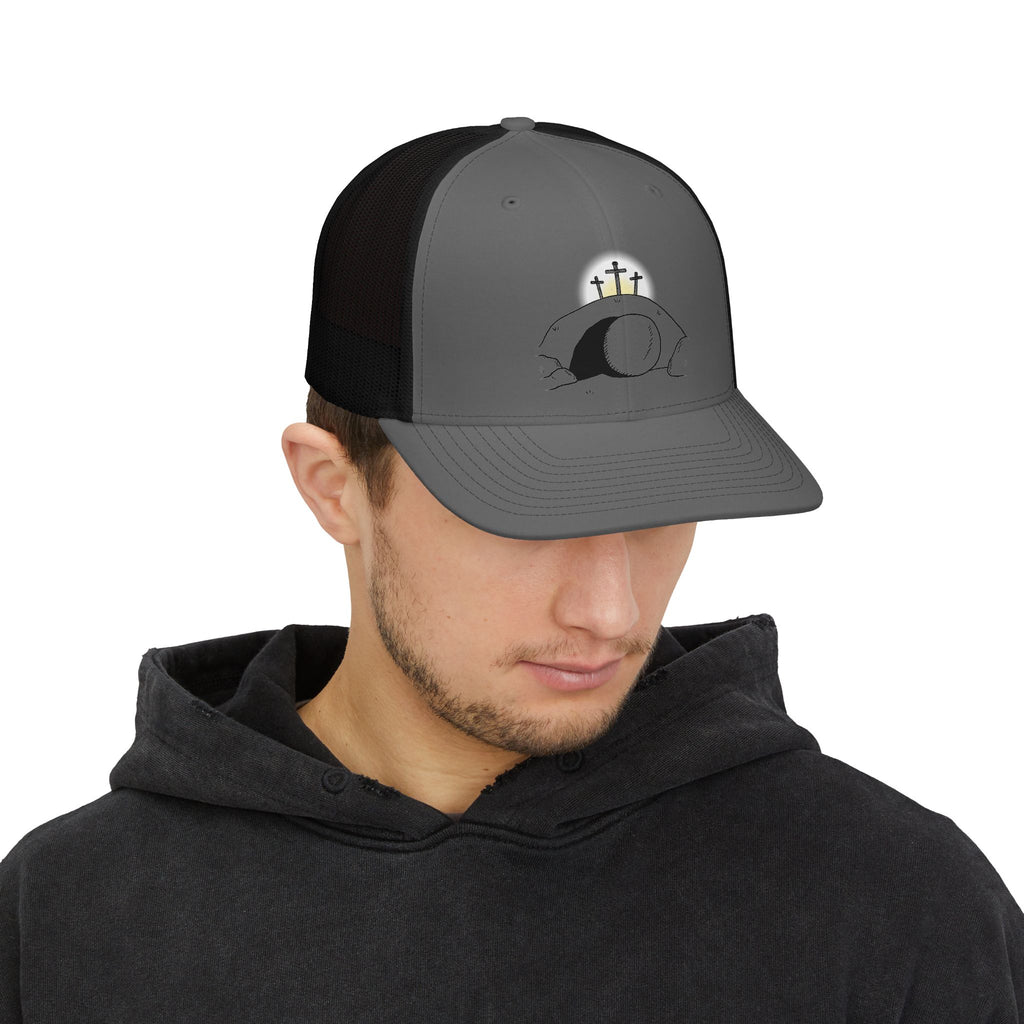 "He Is Not Here" Snapback Trucker Cap