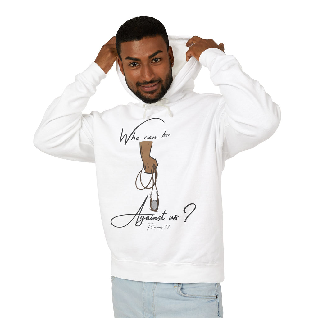 "Against Us" Unisex Lightweight Hooded Sweatshirt