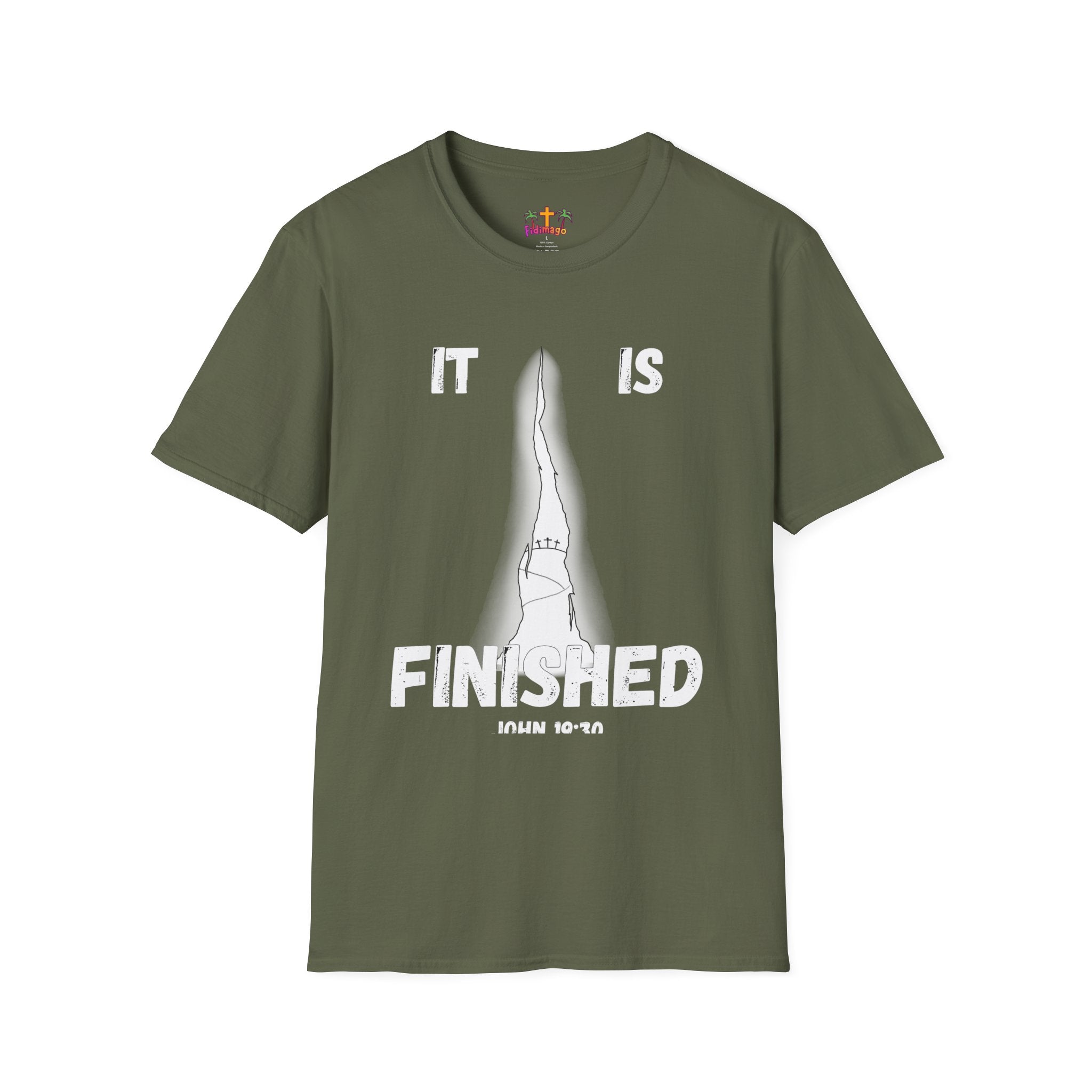 "It Is Finished" Unisex Softstyle T-Shirt