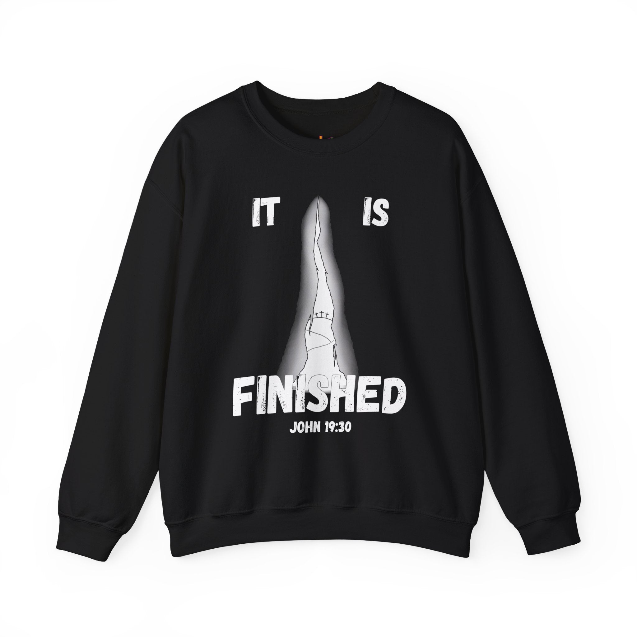 "It Is Finished" Unisex Heavy Blend™ Crewneck Sweatshirt