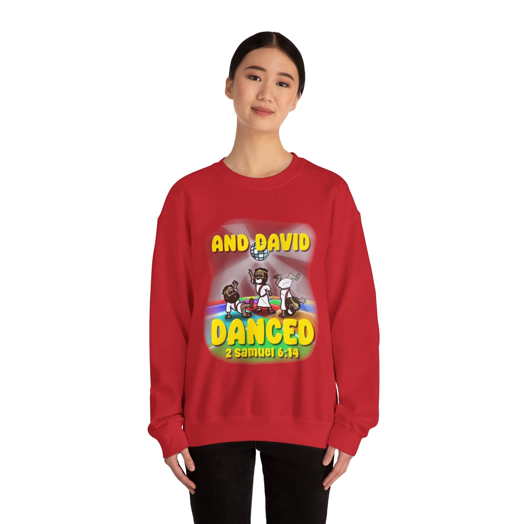 "David Danced"Unisex Heavy Blend™ Crewneck Sweatshirt