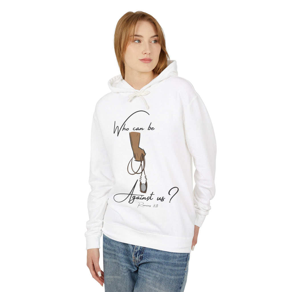 "Against Us" Unisex Lightweight Hooded Sweatshirt