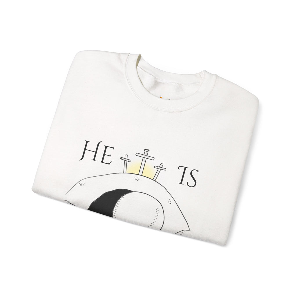 "He Is Not Here" Unisex Heavy Blend™ Crewneck Sweatshirt