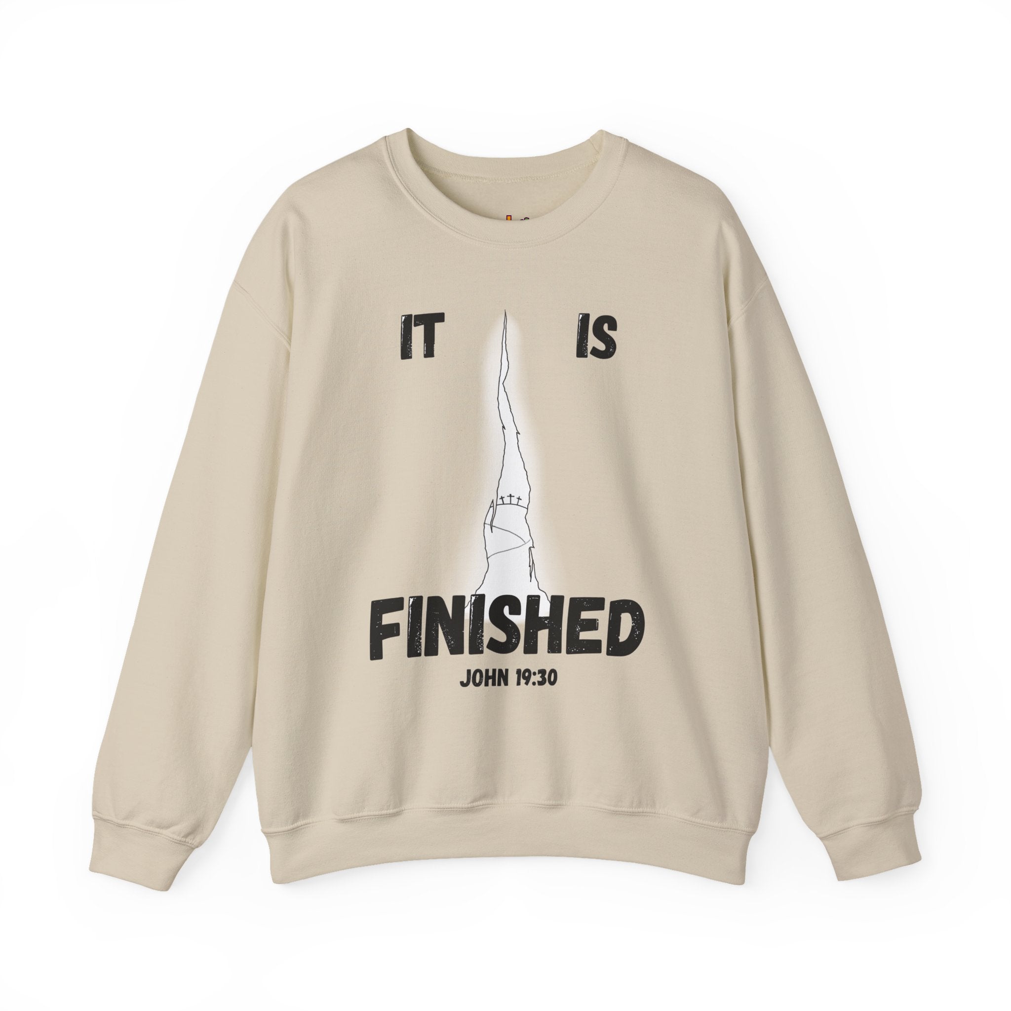 "It Is Finished" Unisex Heavy Blend™ Crewneck Sweatshirt