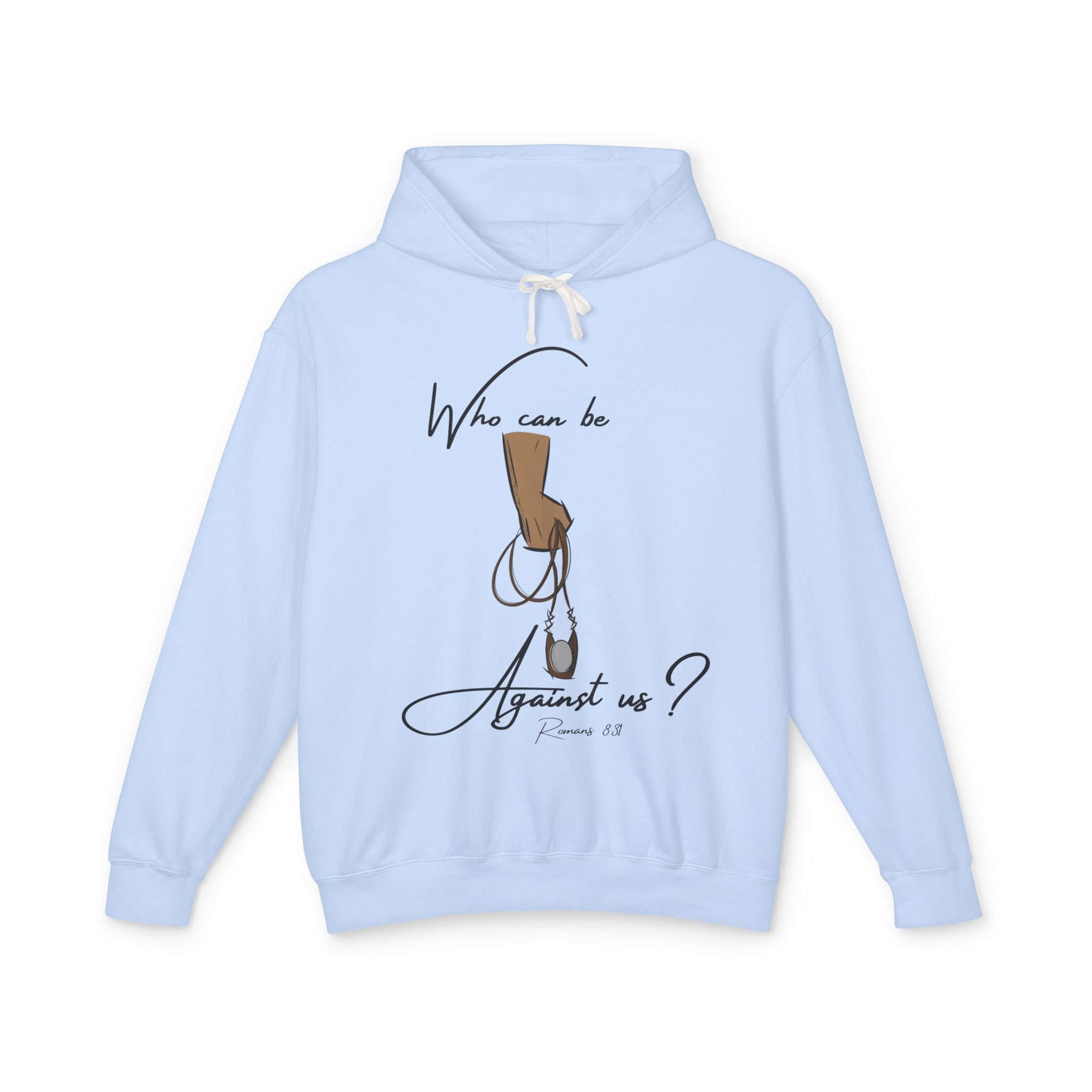 "Against Us" Unisex Lightweight Hooded Sweatshirt