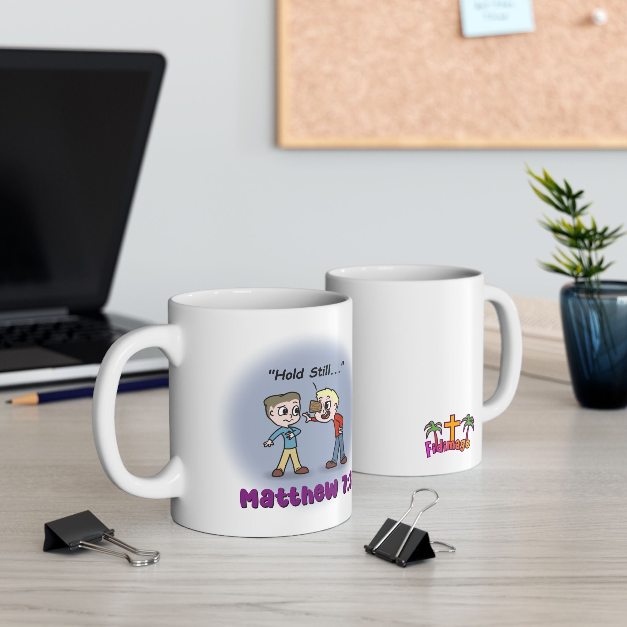 "Remove The Plank" Ceramic Mug, (11oz, 15oz)