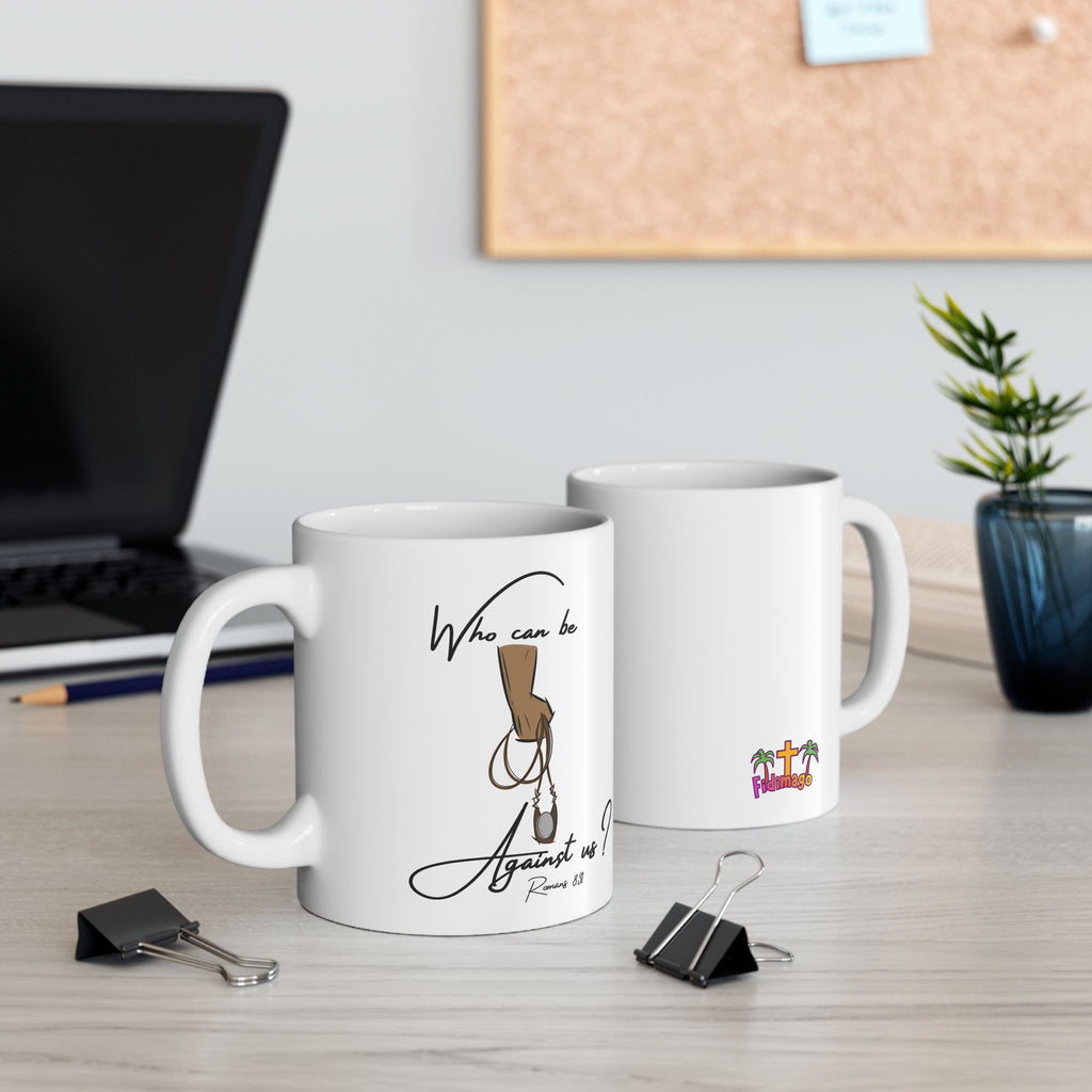 "Against Us" Ceramic Mug, (11oz, 15oz)