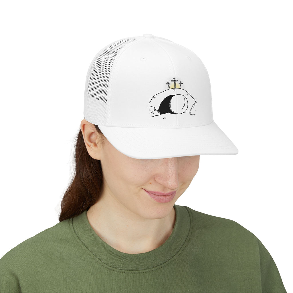 "He Is Not Here" Snapback Trucker Cap
