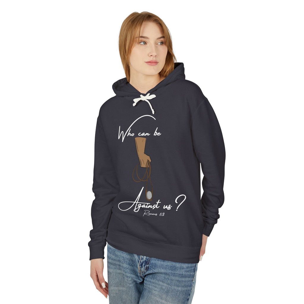 "Against Us" Unisex Lightweight Hooded Sweatshirt