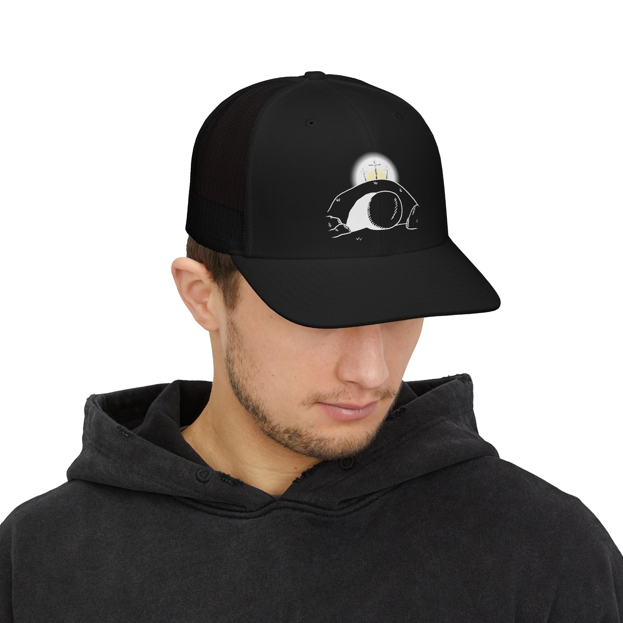"He Is Not Here" Snapback Trucker Cap