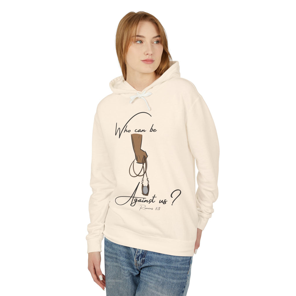 "Against Us" Unisex Lightweight Hooded Sweatshirt
