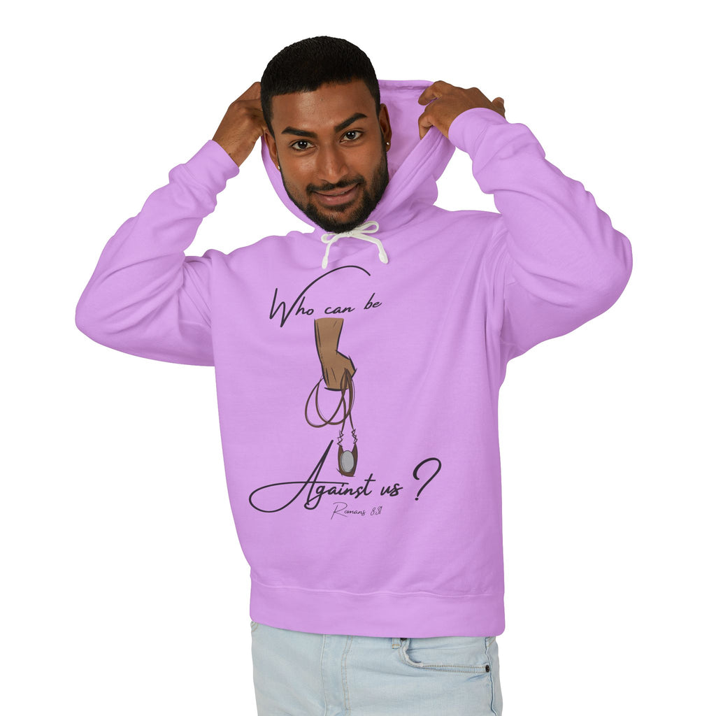 "Against Us" Unisex Lightweight Hooded Sweatshirt