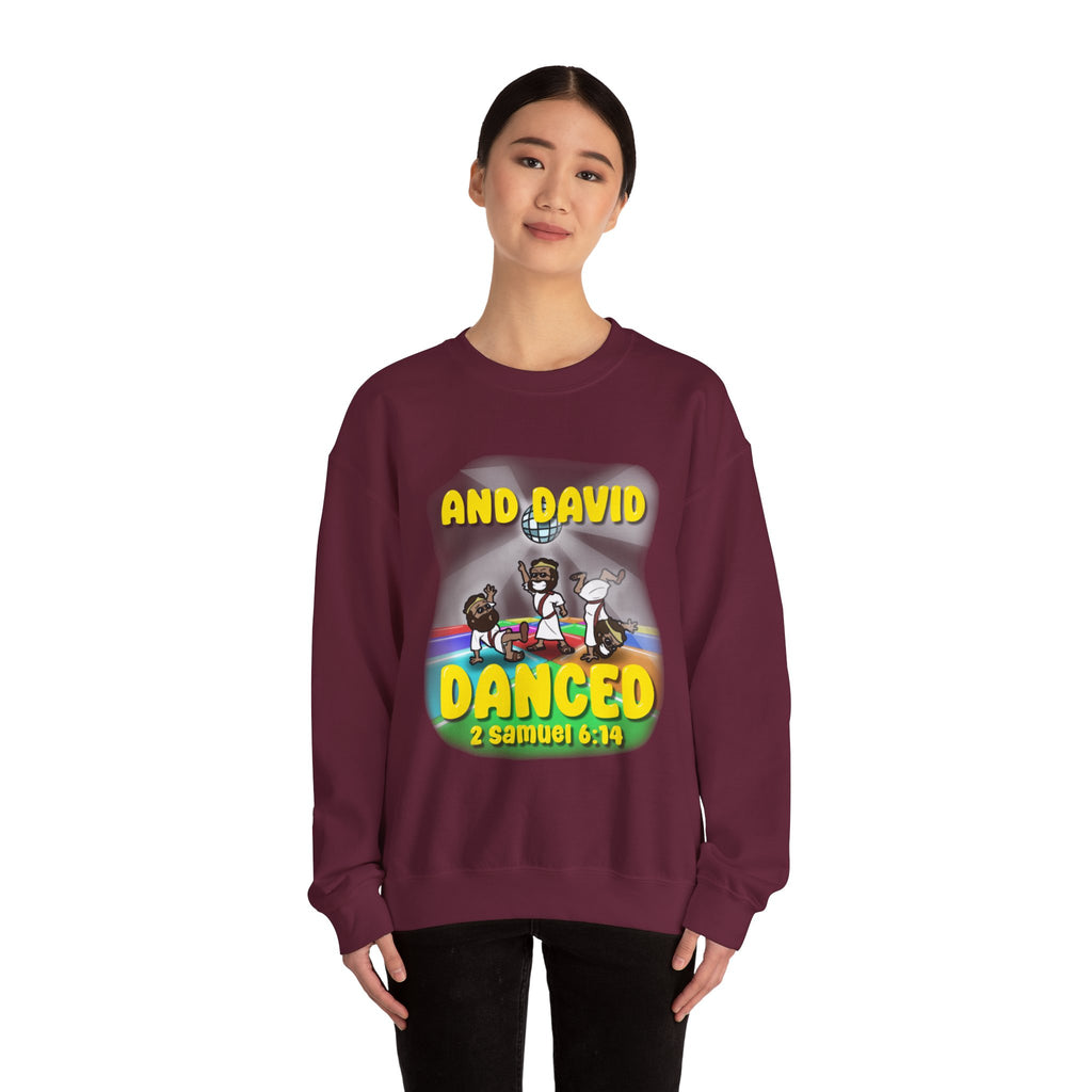 "David Danced"Unisex Heavy Blend™ Crewneck Sweatshirt