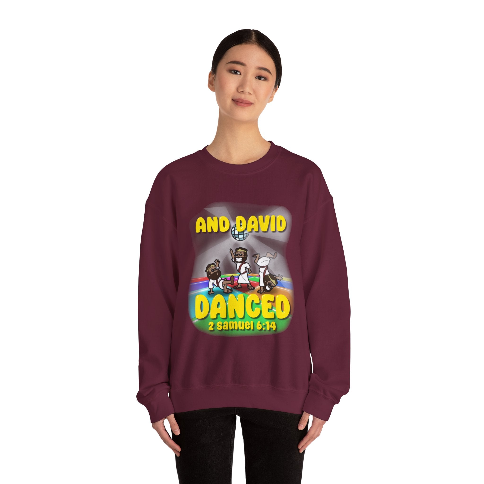 "David Danced"Unisex Heavy Blend™ Crewneck Sweatshirt