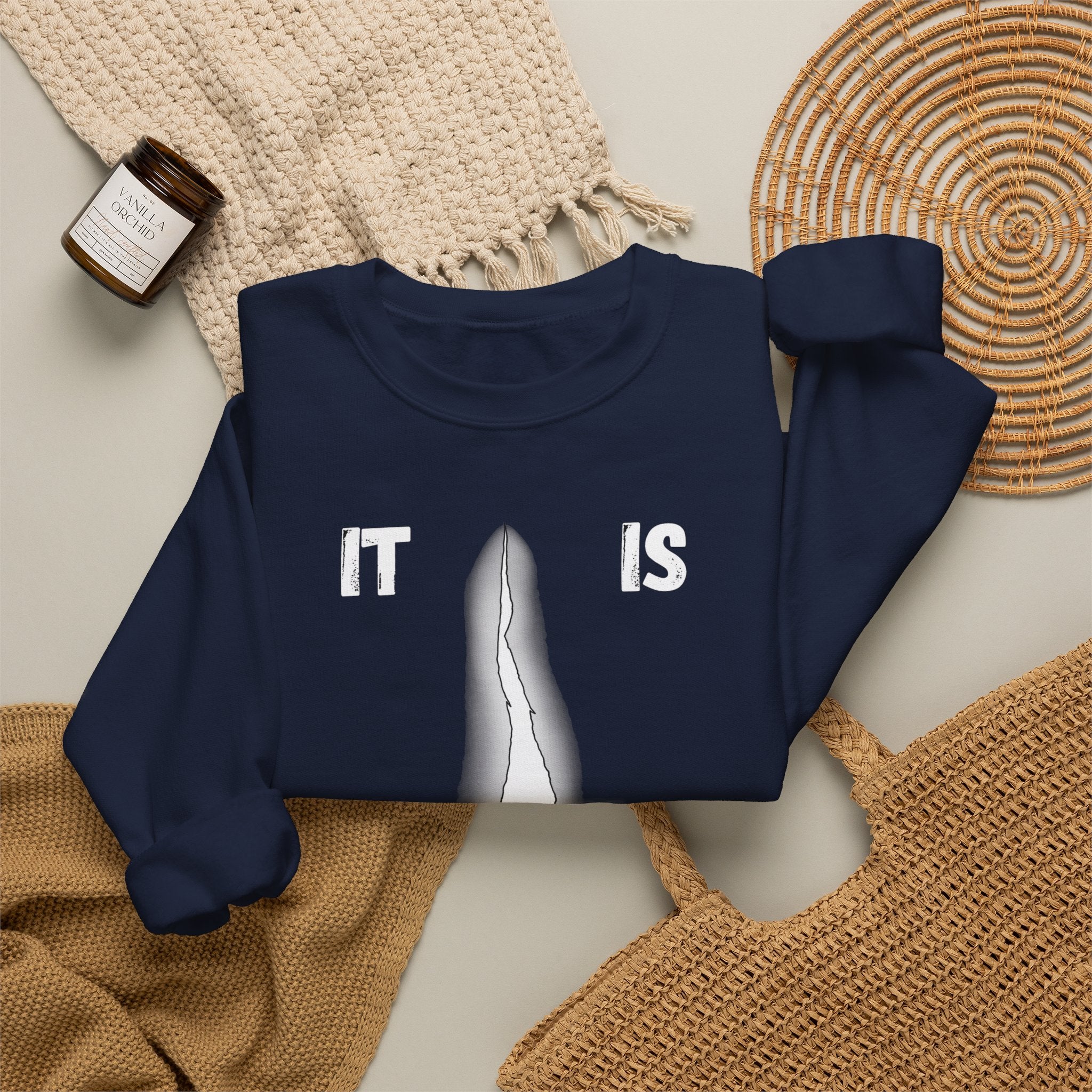 "It Is Finished" Unisex Heavy Blend™ Crewneck Sweatshirt