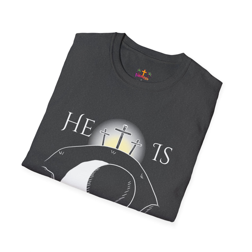 "He Is Not Here" Unisex Softstyle T-Shirt