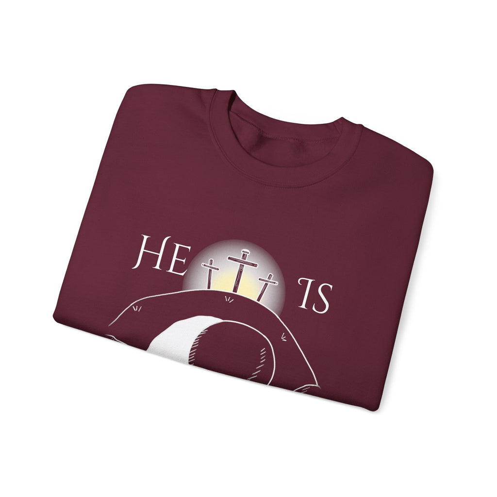 "He Is Not Here" Unisex Heavy Blend™ Crewneck Sweatshirt