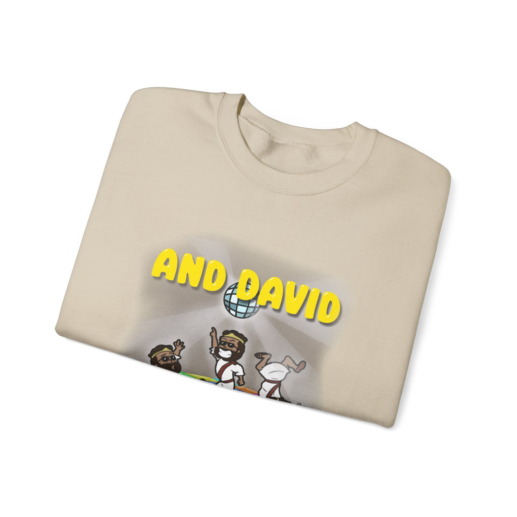 "David Danced"Unisex Heavy Blend™ Crewneck Sweatshirt