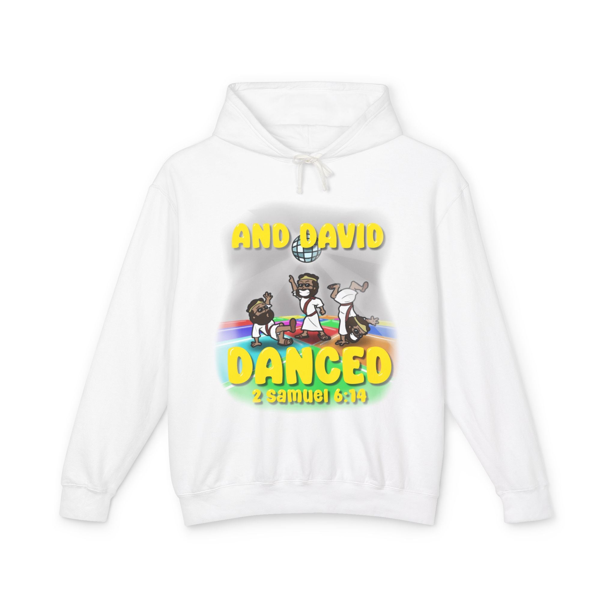 "David Danced" Unisex Lightweight Hooded Sweatshirt