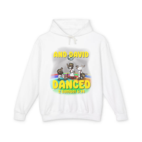 "David Danced" Unisex Lightweight Hooded Sweatshirt