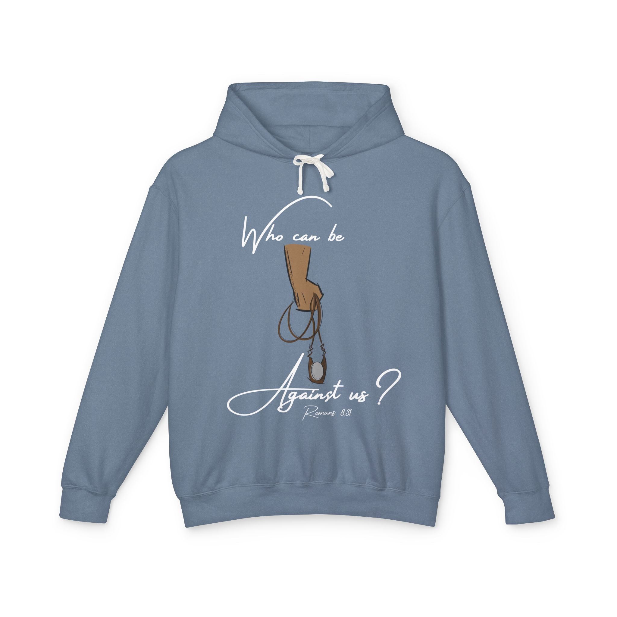"Against Us" Unisex Lightweight Hooded Sweatshirt