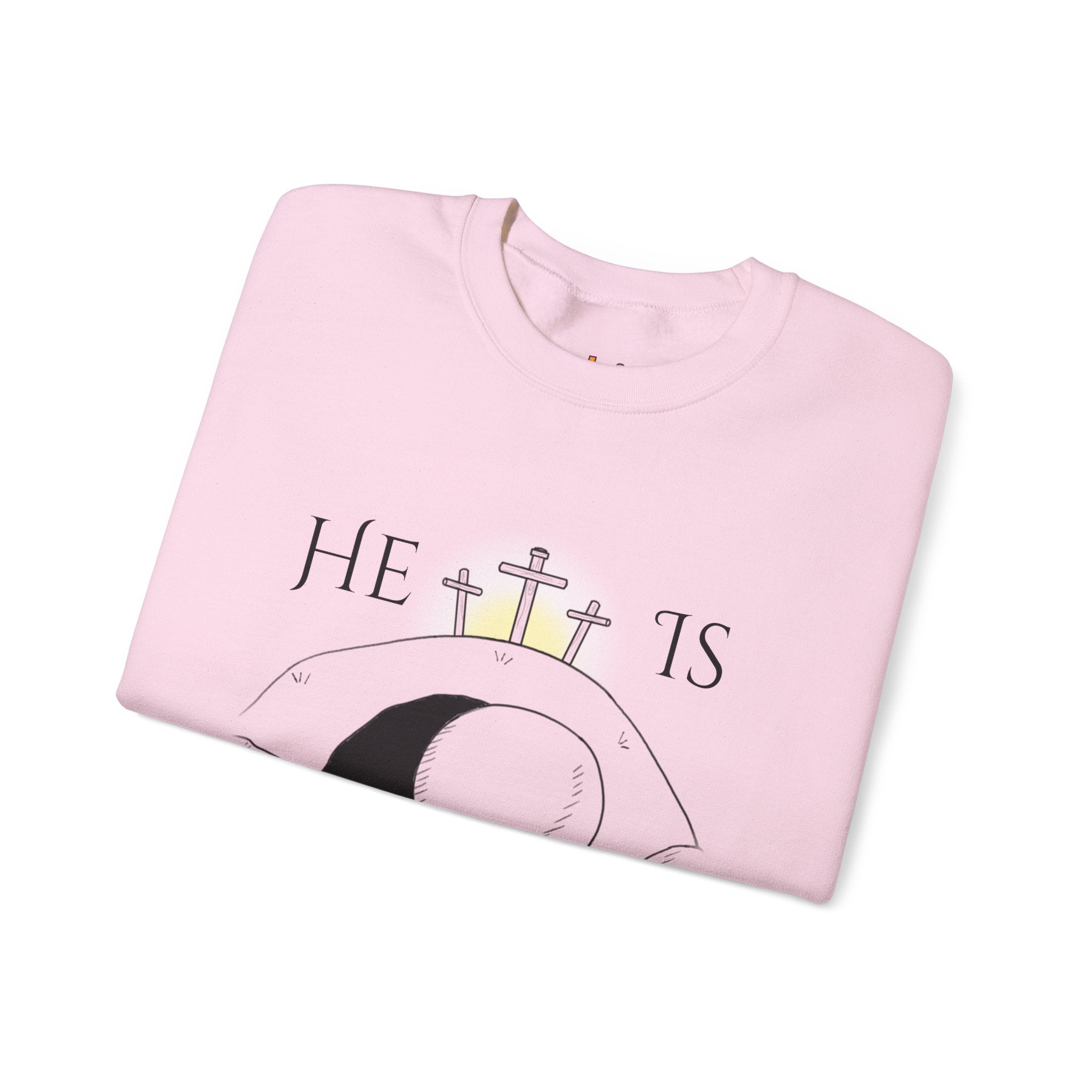 "He Is Not Here" Unisex Heavy Blend™ Crewneck Sweatshirt