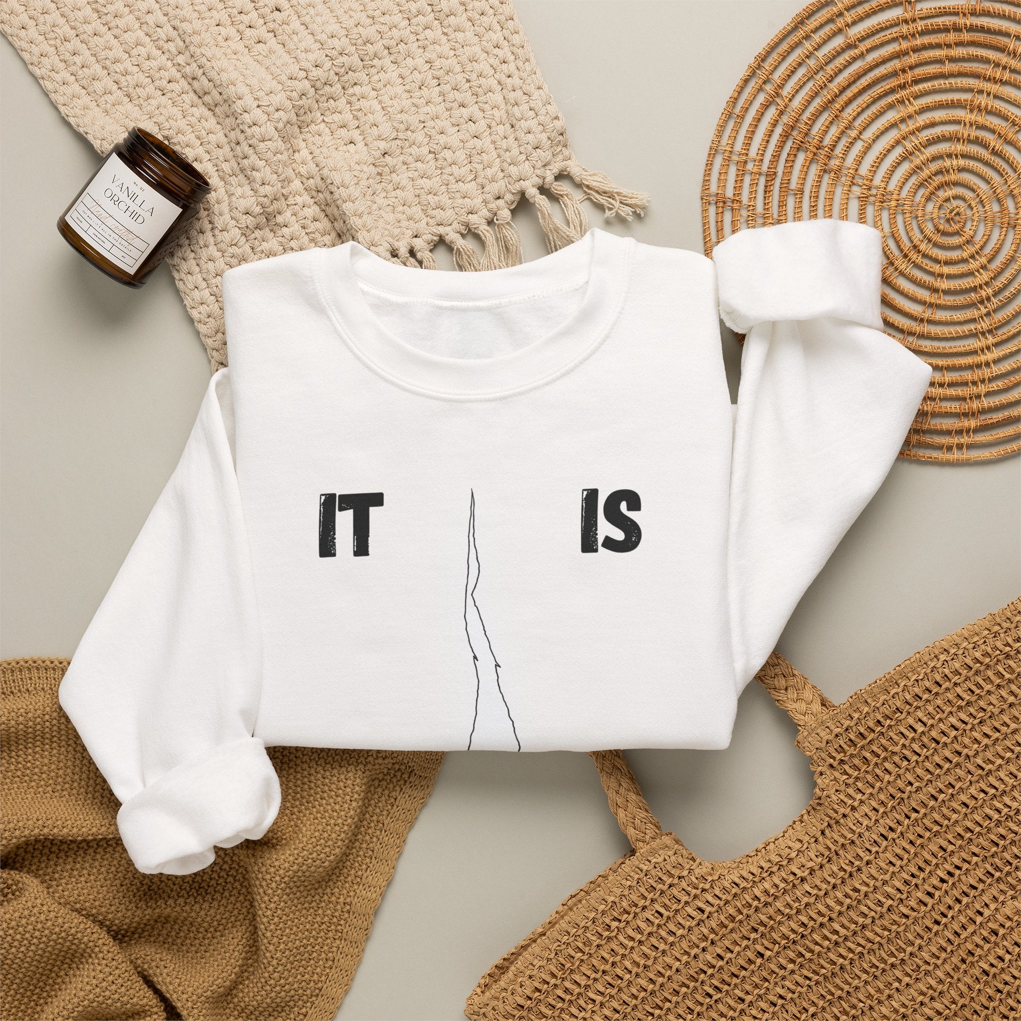 "It Is Finished" Unisex Heavy Blend™ Crewneck Sweatshirt