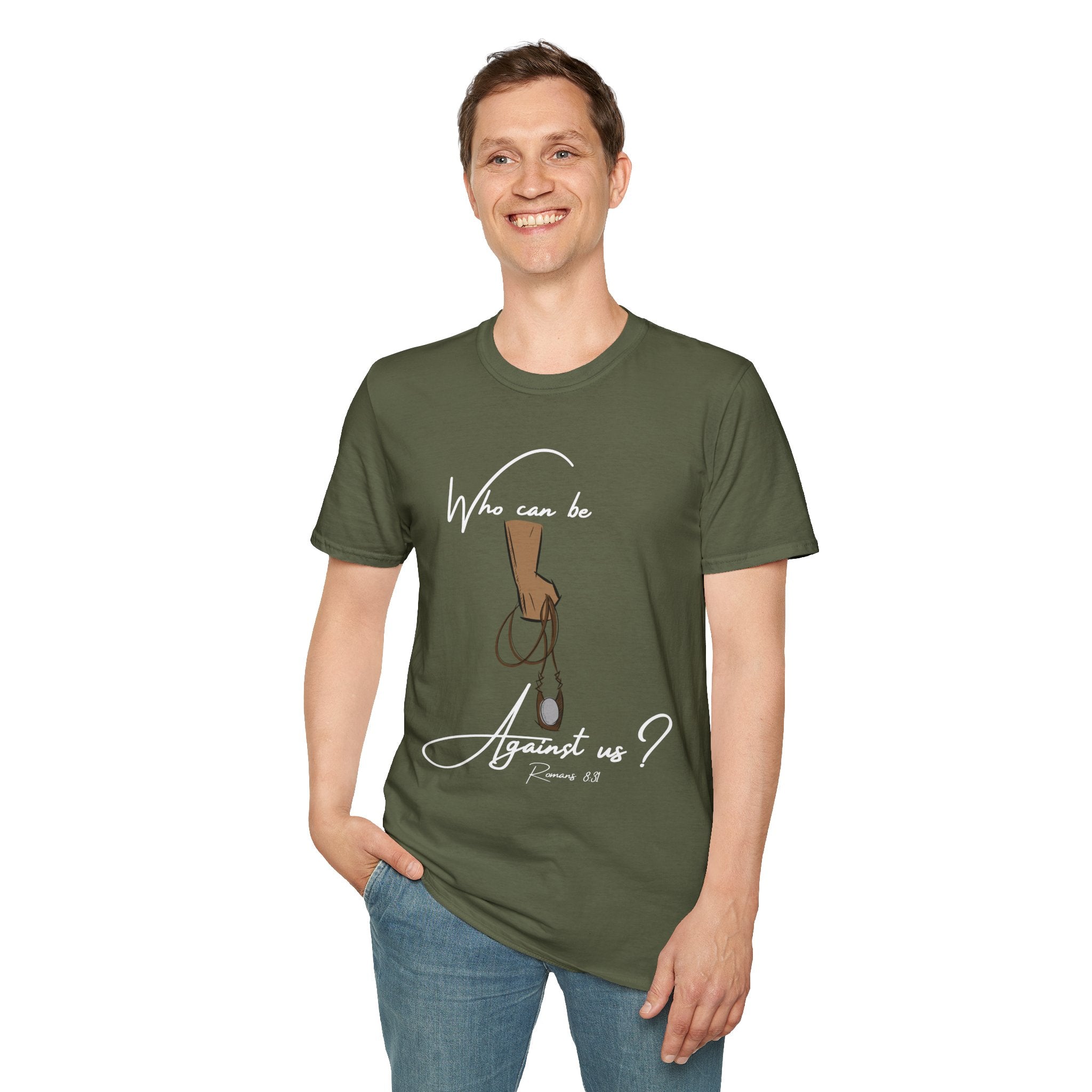 "Against Us" Unisex Softstyle T-Shirt