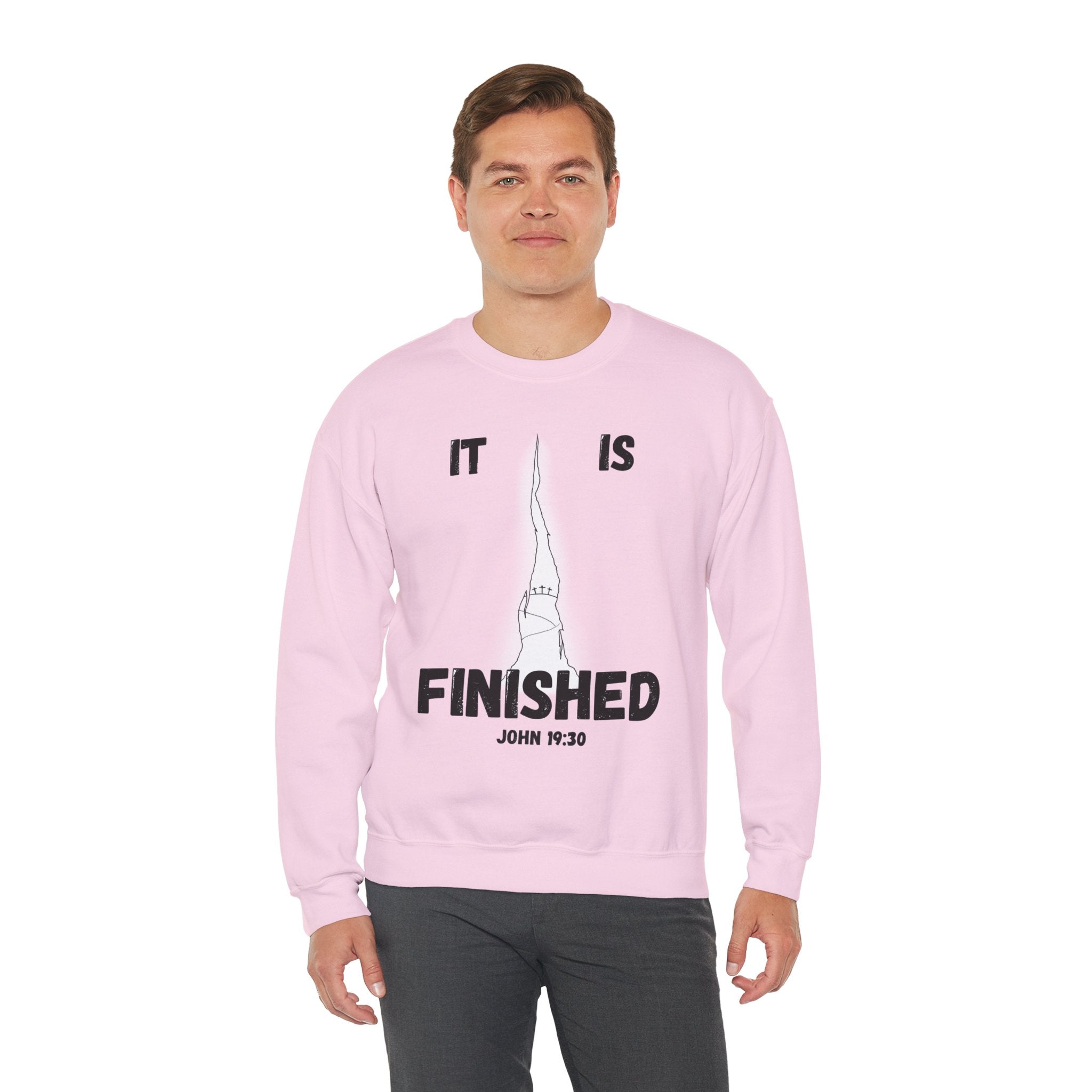 "It Is Finished" Unisex Heavy Blend™ Crewneck Sweatshirt