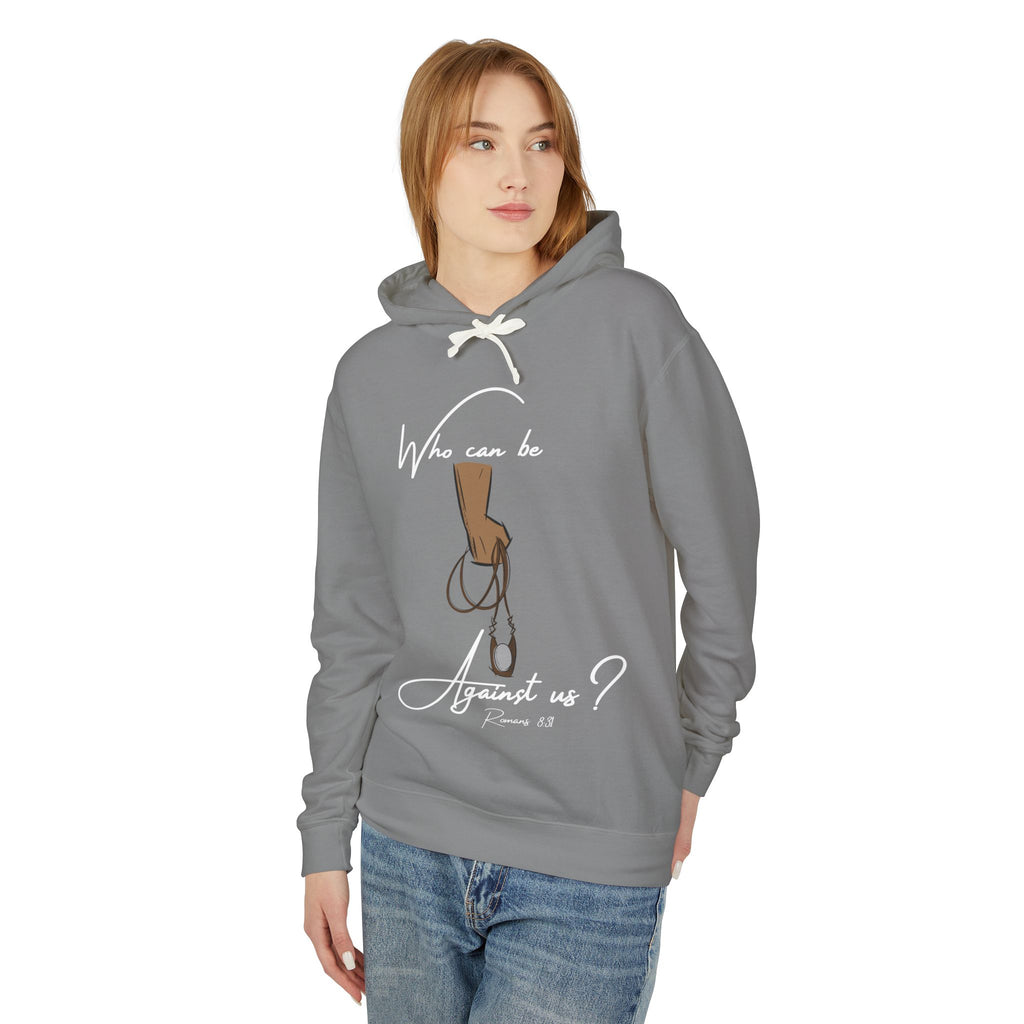 "Against Us" Unisex Lightweight Hooded Sweatshirt