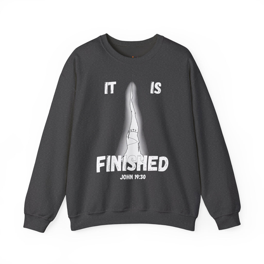 "It Is Finished" Unisex Heavy Blend™ Crewneck Sweatshirt