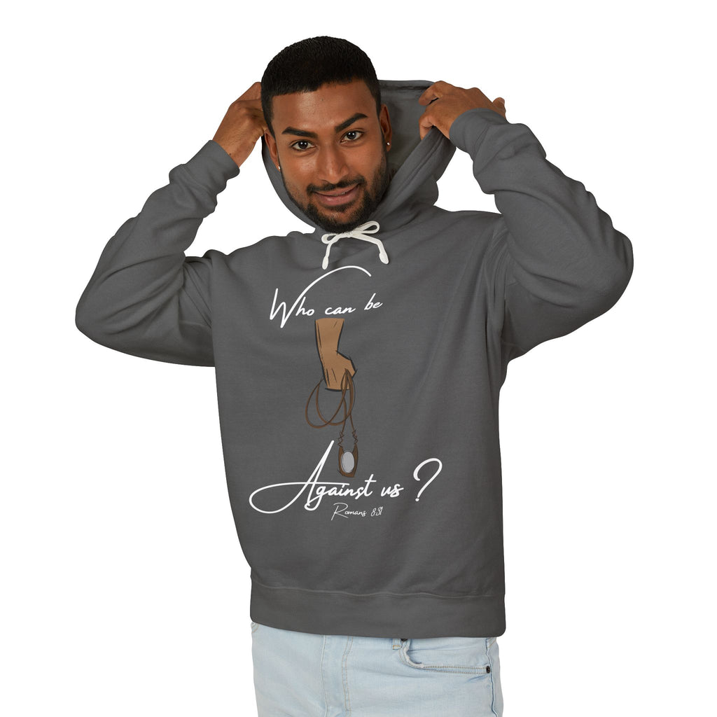 "Against Us" Unisex Lightweight Hooded Sweatshirt