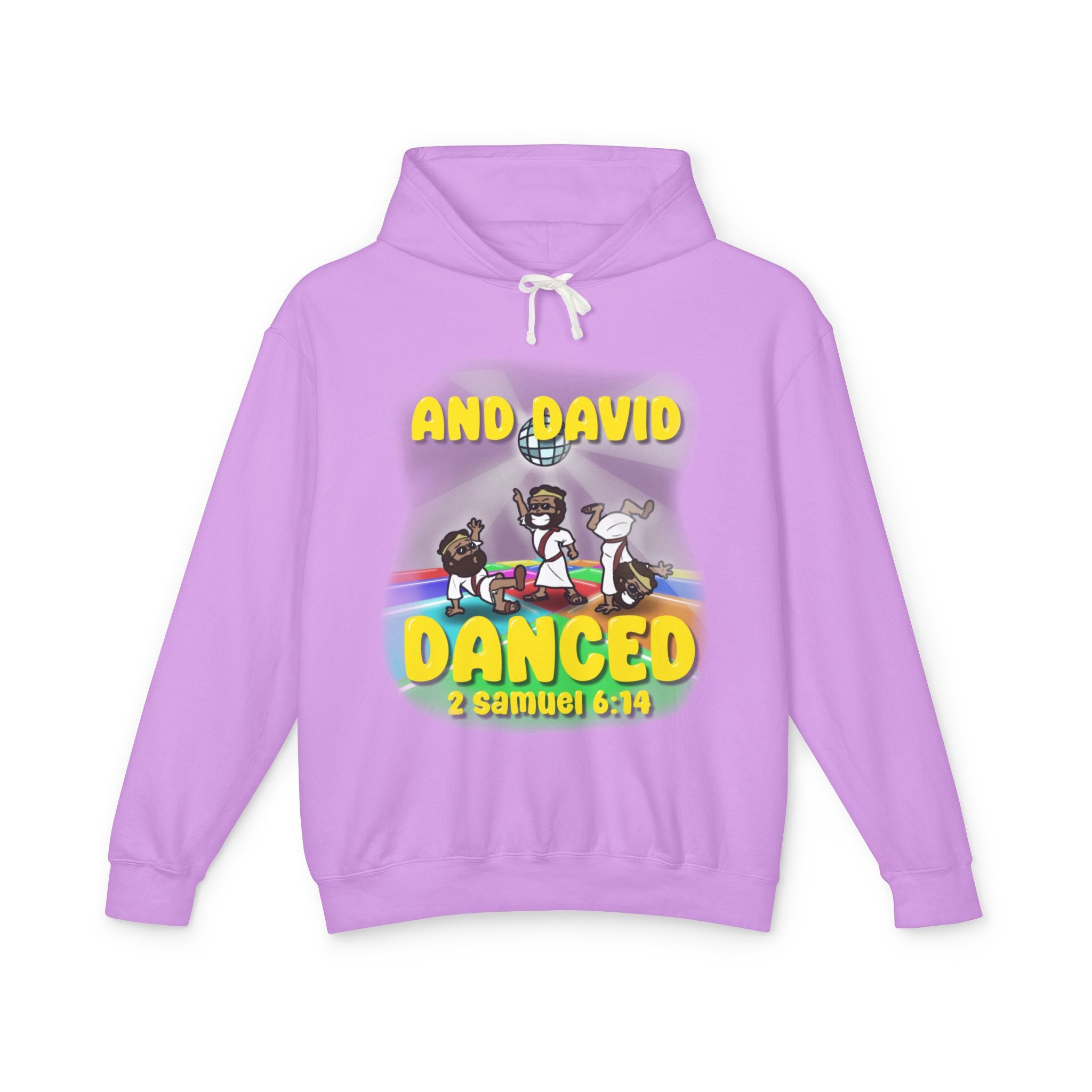 "David Danced" Unisex Lightweight Hooded Sweatshirt