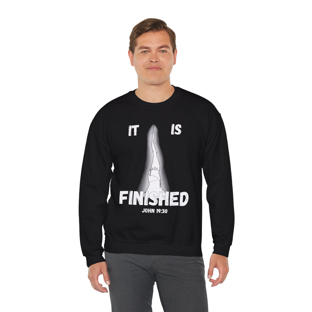 "It Is Finished" Unisex Heavy Blend™ Crewneck Sweatshirt