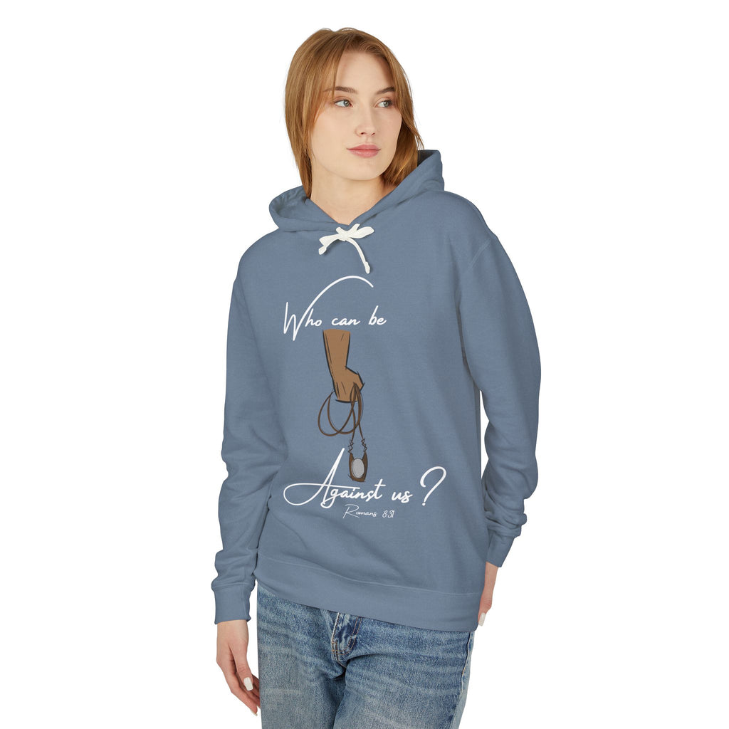 "Against Us" Unisex Lightweight Hooded Sweatshirt