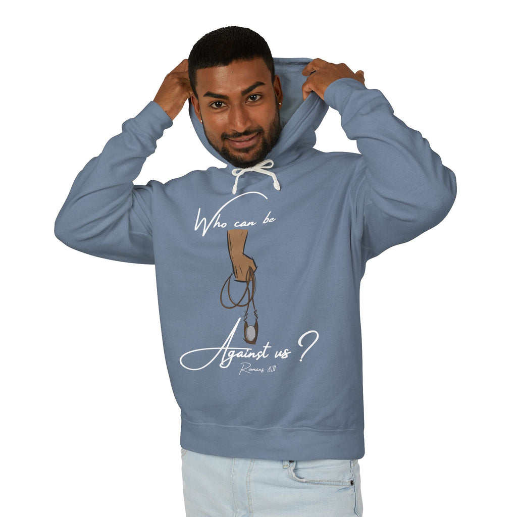 "Against Us" Unisex Lightweight Hooded Sweatshirt