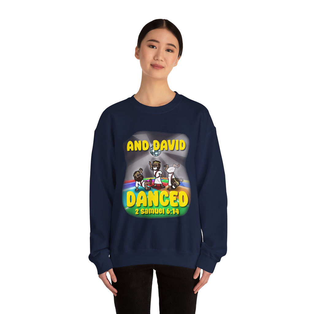 "David Danced"Unisex Heavy Blend™ Crewneck Sweatshirt