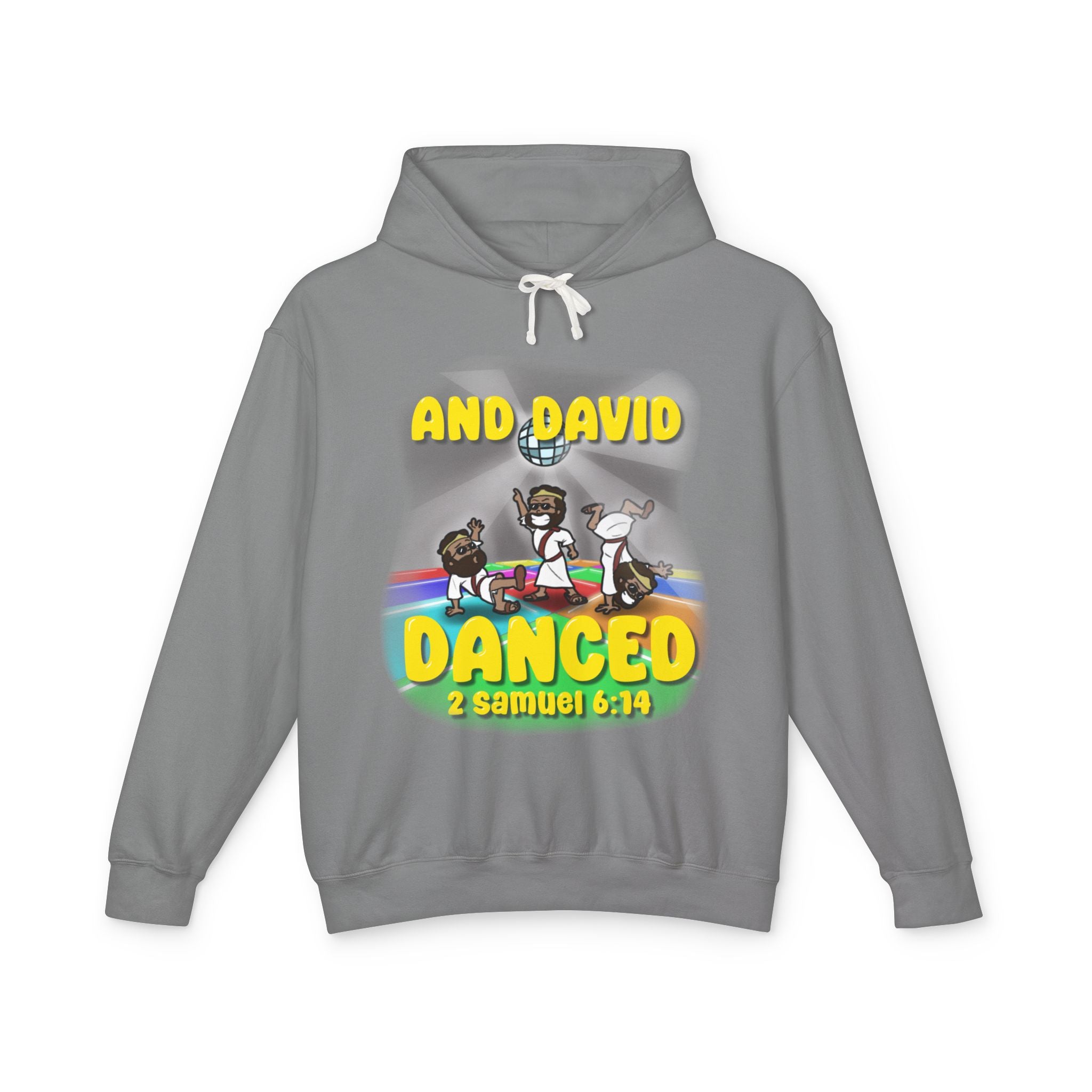 "David Danced" Unisex Lightweight Hooded Sweatshirt