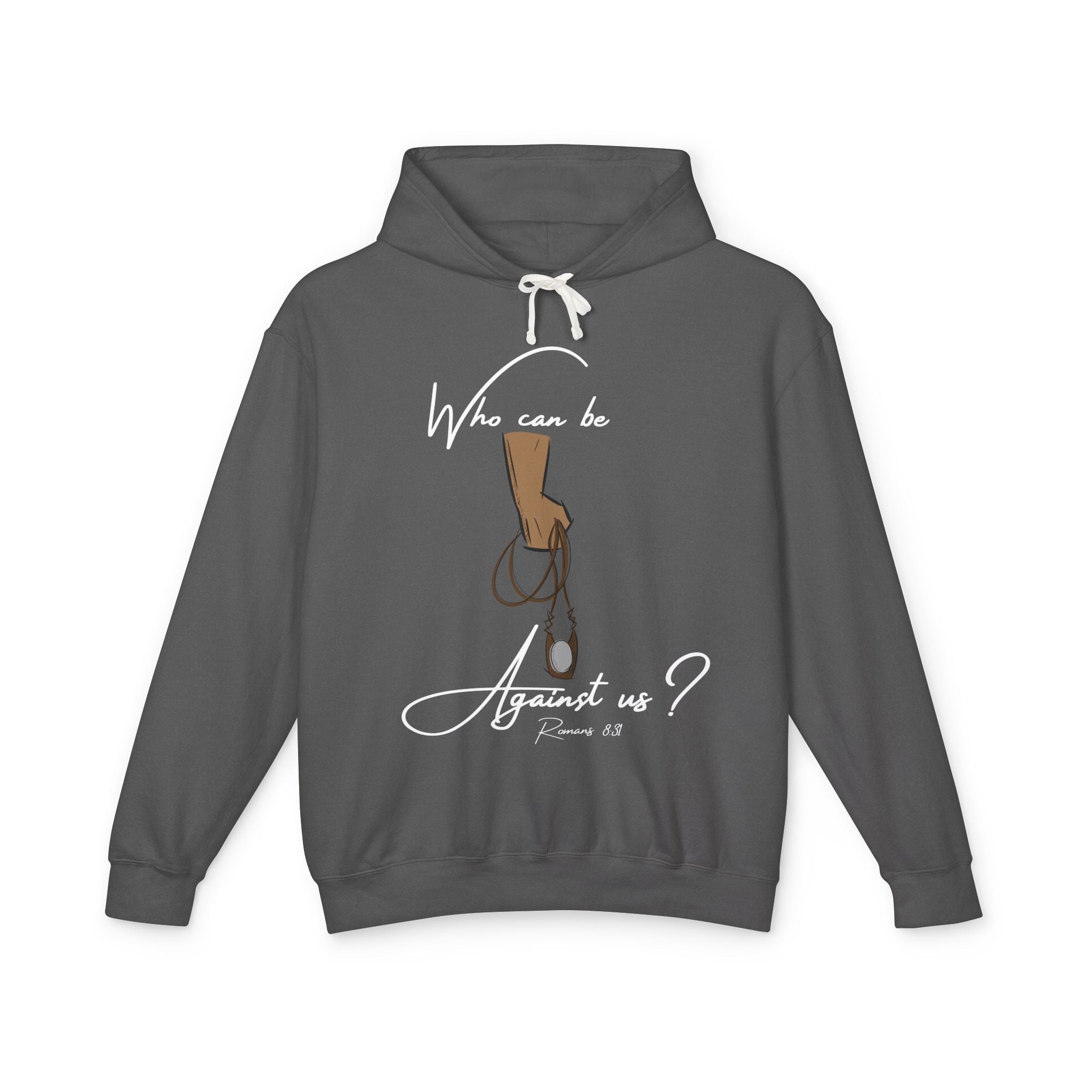"Against Us" Unisex Lightweight Hooded Sweatshirt
