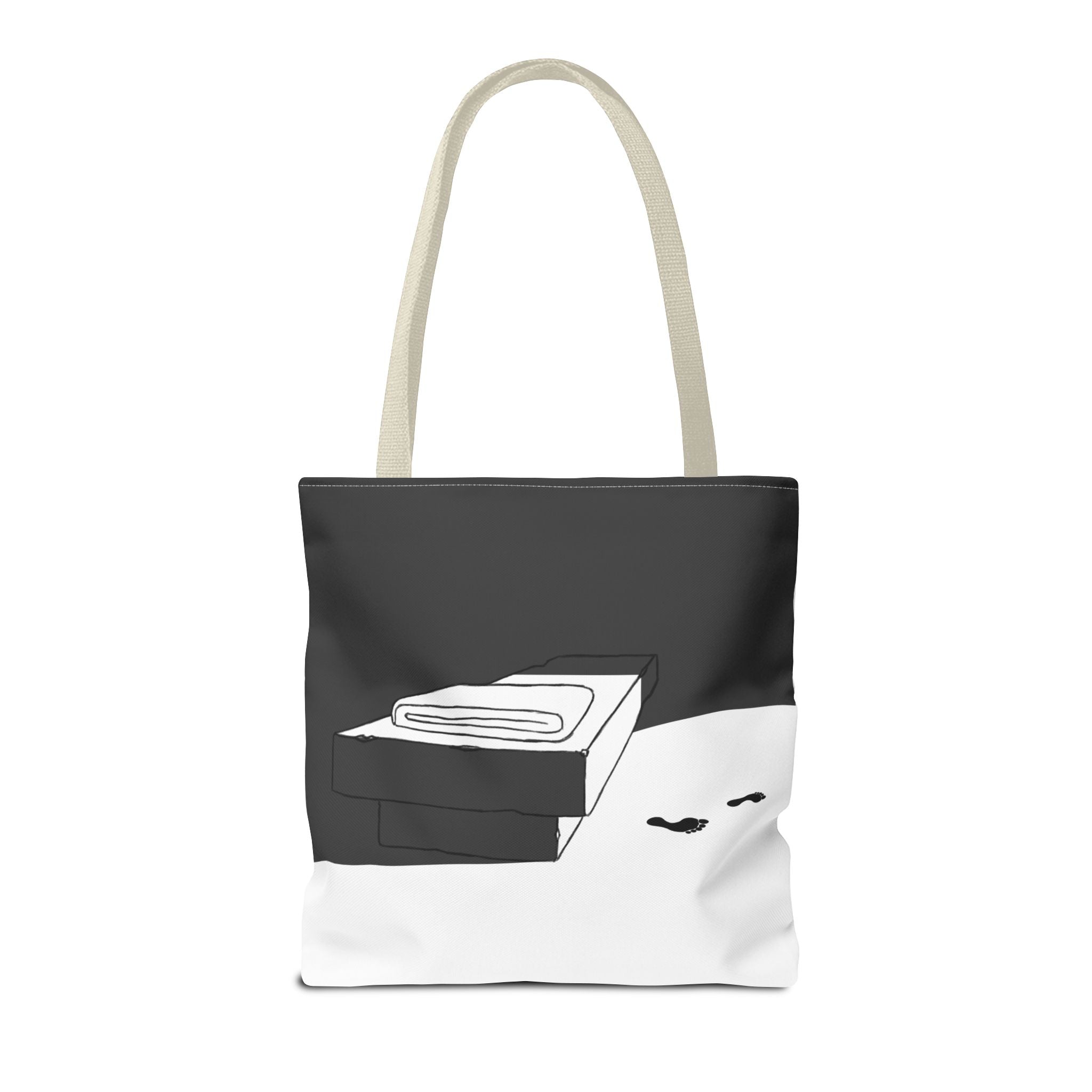 "He Is Not Here" Tote Bag (AOP)