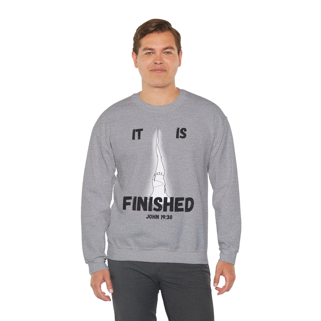 "It Is Finished" Unisex Heavy Blend™ Crewneck Sweatshirt