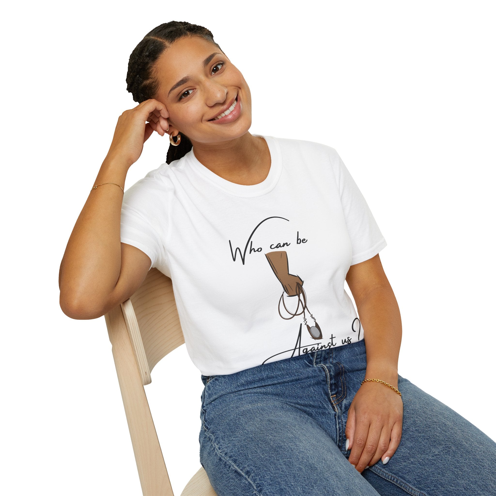 "Against Us" Unisex Softstyle T-Shirt